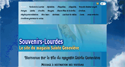 Desktop Screenshot of lourdes-souvenirs.com
